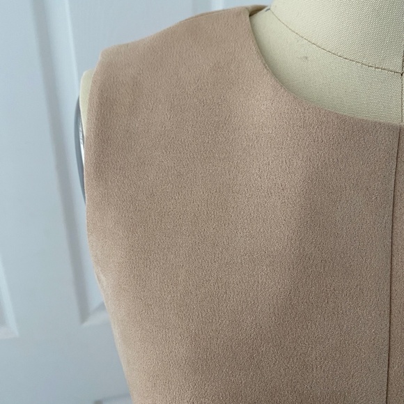 Calvin Klein Suede A-Line Dress - Picture 5 of 7